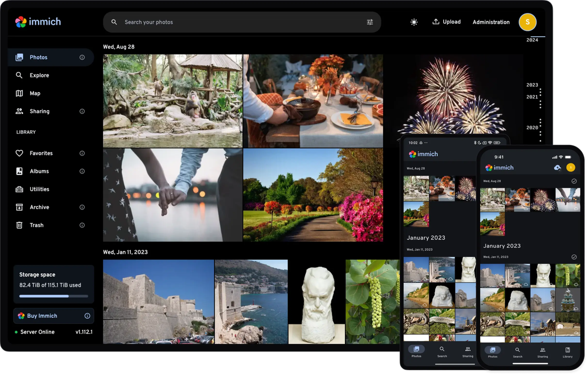 Immich: Private Photo Hosting Without Big Tech